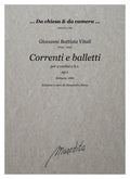 G.B. Vitali: Correnti e balletti op.1 (Bologna, 1686)
