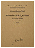 G.B. Vitali: Varie sonate alla francese e all'italiana a sei strumenti op.11 (Modena, 1684)