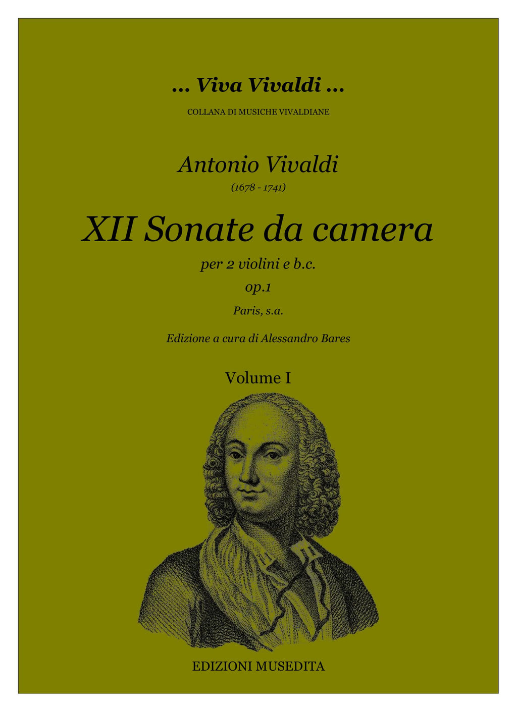 A. Vivaldi: Sonate da camera op.1 (Paris, s.a.)