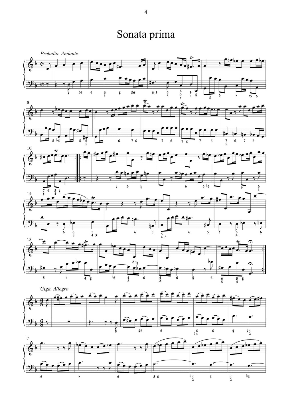 A. Vivaldi: Sonate op.2 (Venezia, 1709; Amsterdam [1710])