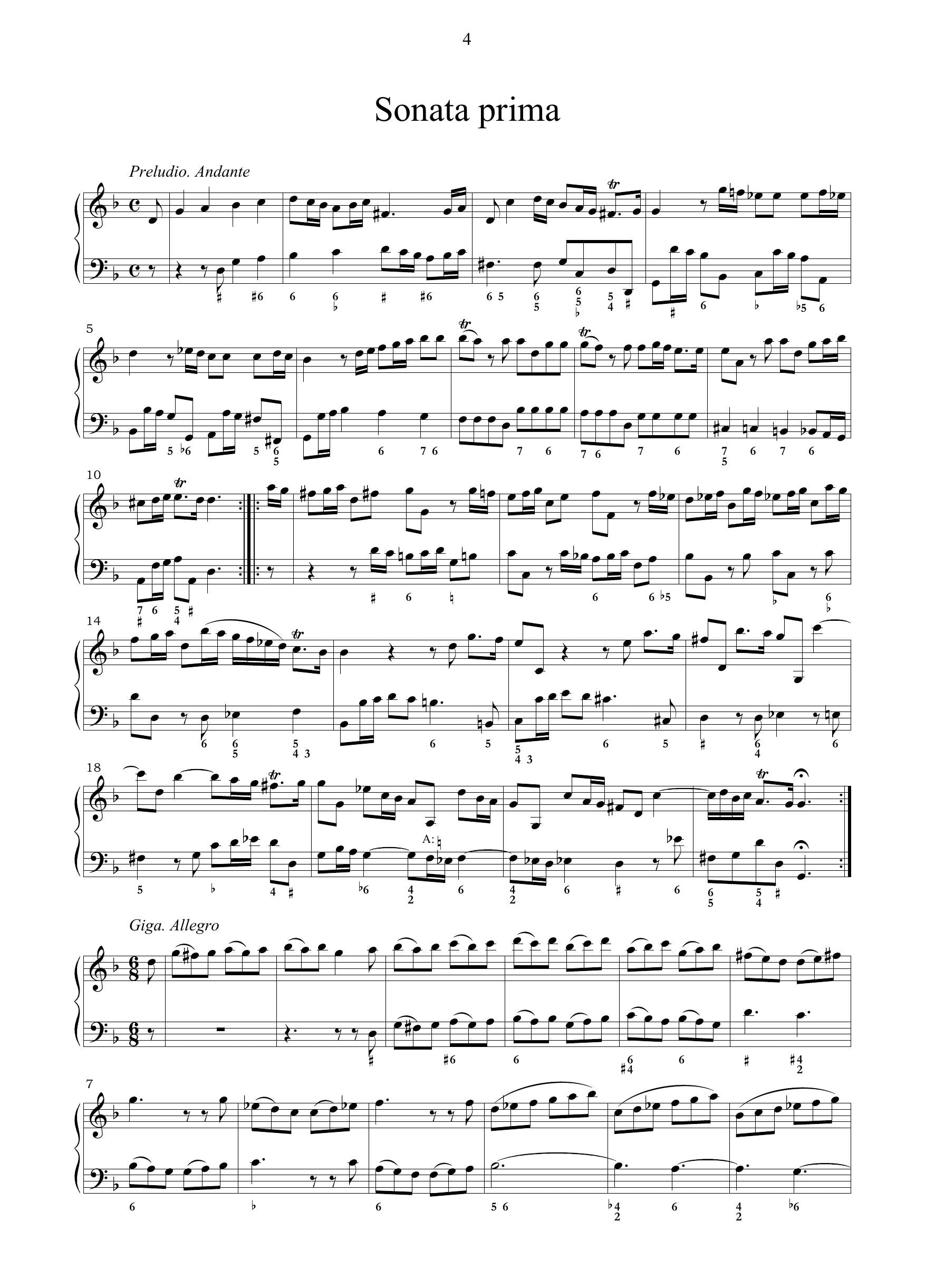 A. Vivaldi: Sonate op.2 (Venezia, 1709; Amsterdam [1710])