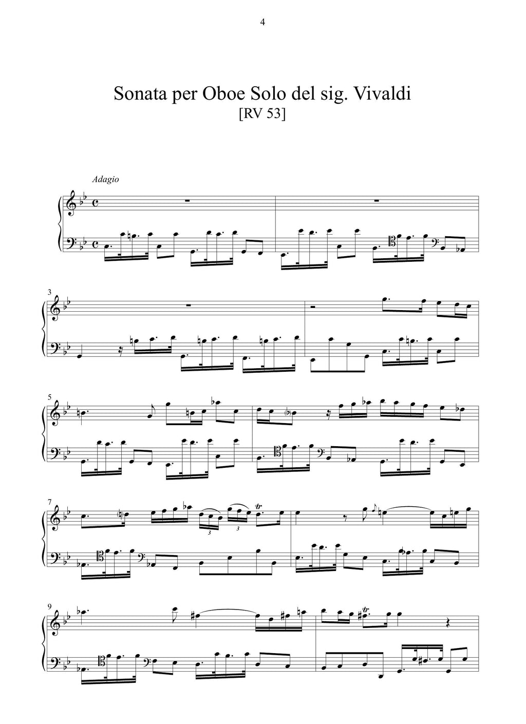 A. Vivaldi: 3 Sonate RV 53, 28, 34