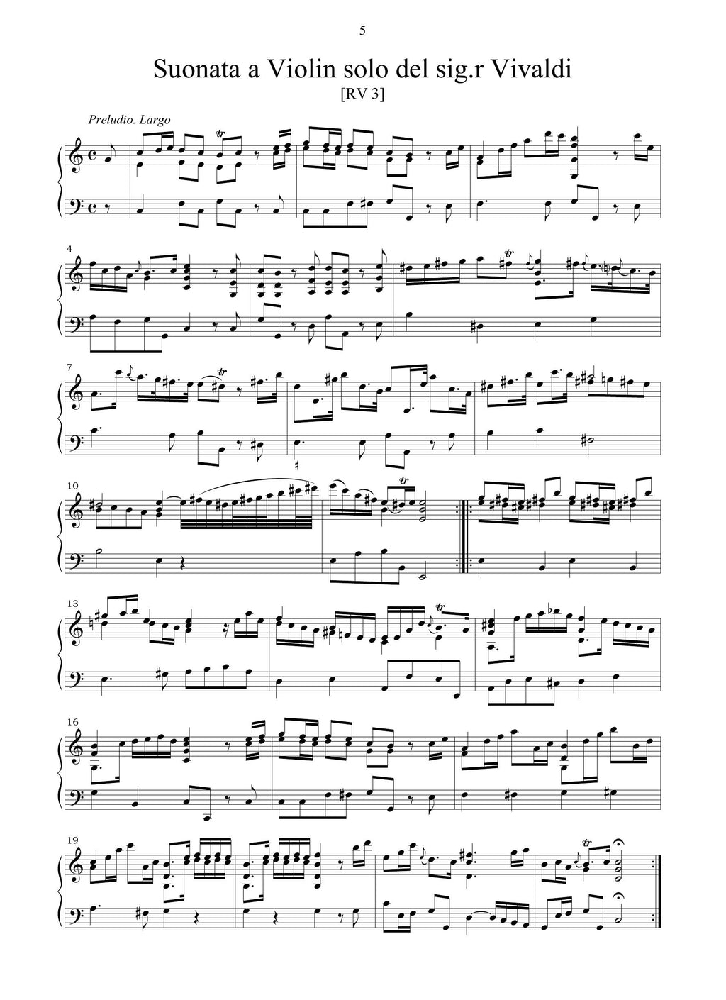 A. Vivaldi: Le sonate manoscritte di Dresda