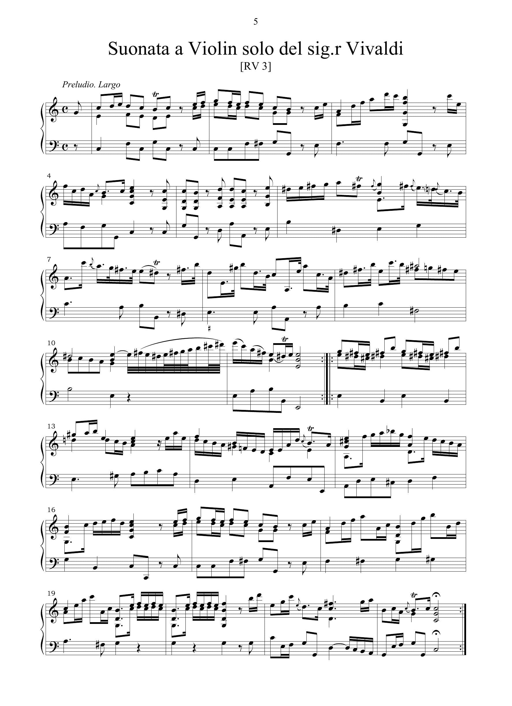 A. Vivaldi: Le sonate manoscritte di Dresda